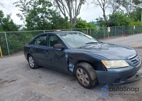 2009 Hyundai Sonata Gls из США, поврежденный, VIN 5NPET46C49H469548